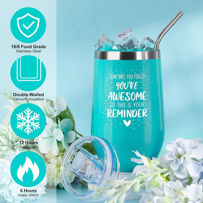 Birthday Gifts - Relaxing Spa Gift Basket Set for Her Mom Grandma Daughter Sister Wife Girlfriend Female Friends Coworker Teachers, Unique Bath Set Gifts (Blue)